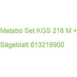 Metabo KGS 216 M SET, Dobbeltfacet, 5000 rpm. [Levering: 4-5 dage]